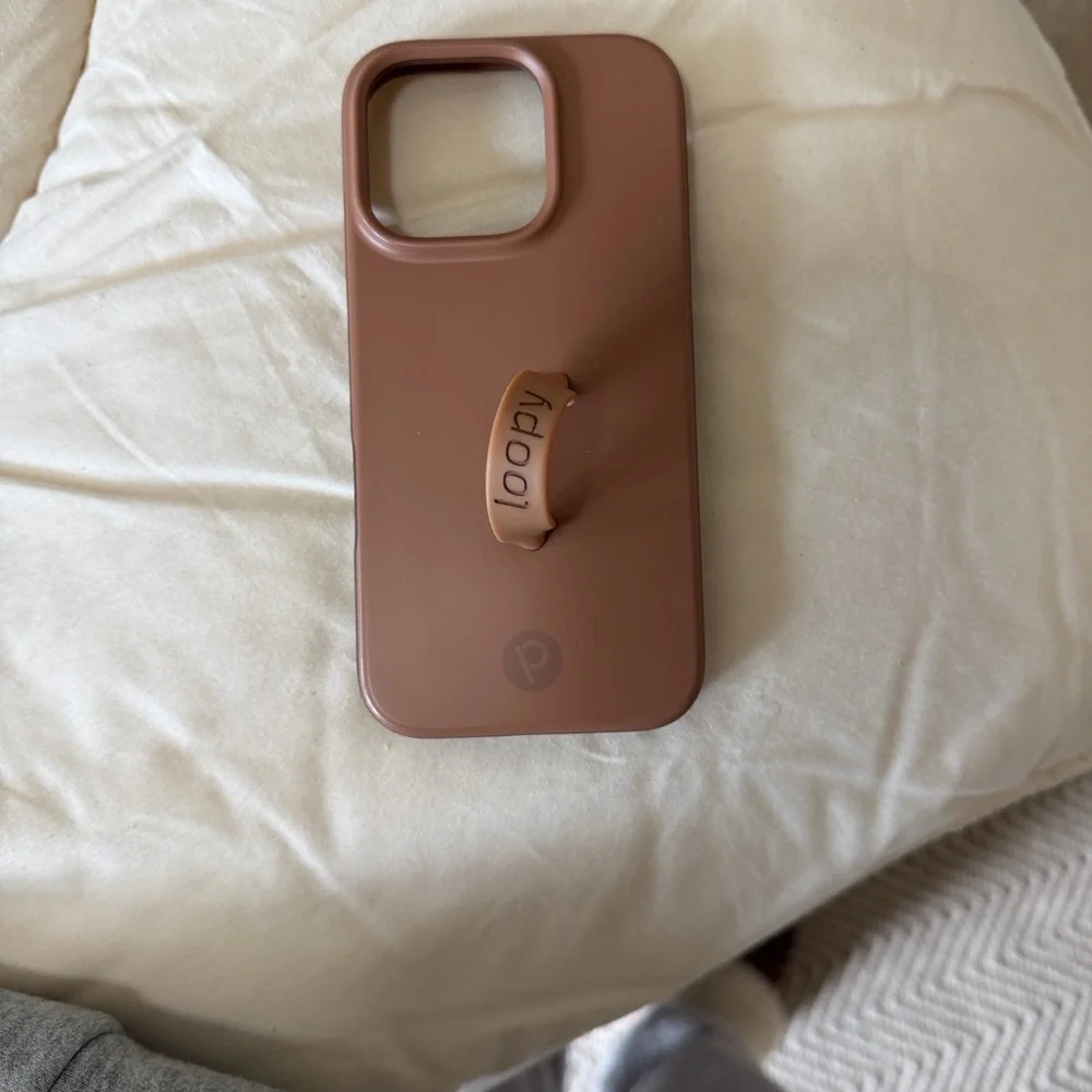 Loopy Case Tan Phone Case with Loop Iphone 16 Pro - Picture 1 of 2